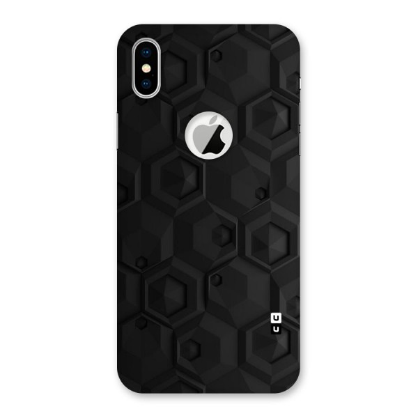 Classic Hexa Back Case for iPhone XS Logo Cut