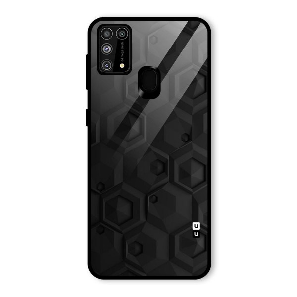 Classic Hexa Glass Back Case for Galaxy M31