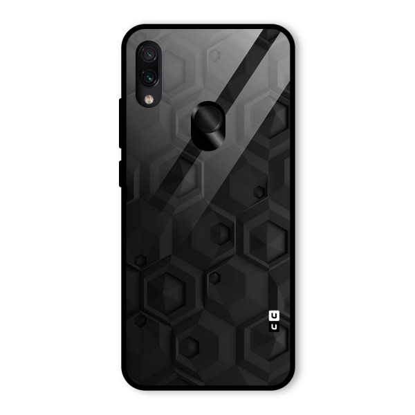 Classic Hexa Glass Back Case for Redmi Note 7