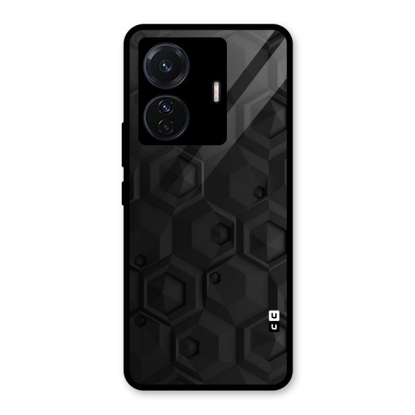 Classic Hexa Glass Back Case for Vivo T1 Pro