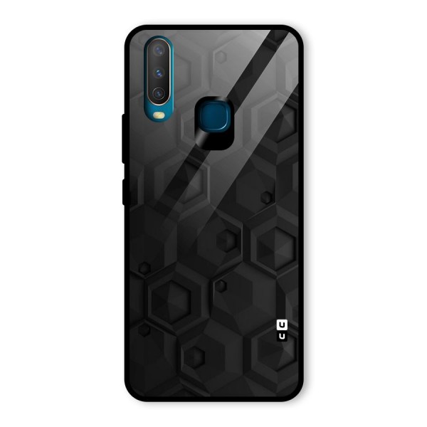 Classic Hexa Glass Back Case for Vivo Y12