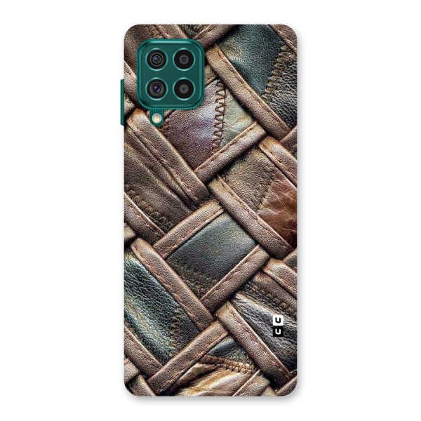 Classic Leather Belt Design Back Case for Galaxy F62