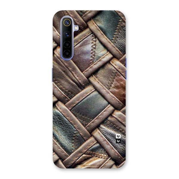 Classic Leather Belt Design Back Case for Realme 6