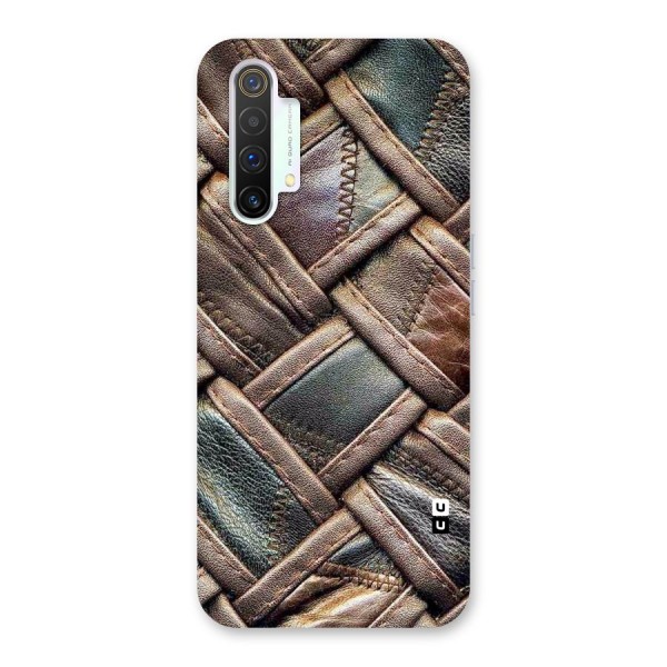 Classic Leather Belt Design Back Case for Realme X3