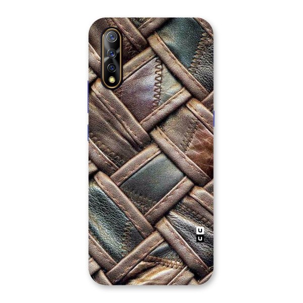 Classic Leather Belt Design Back Case for Vivo S1