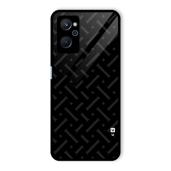 Classic Pipes Pattern Glass Back Case for Realme 9i