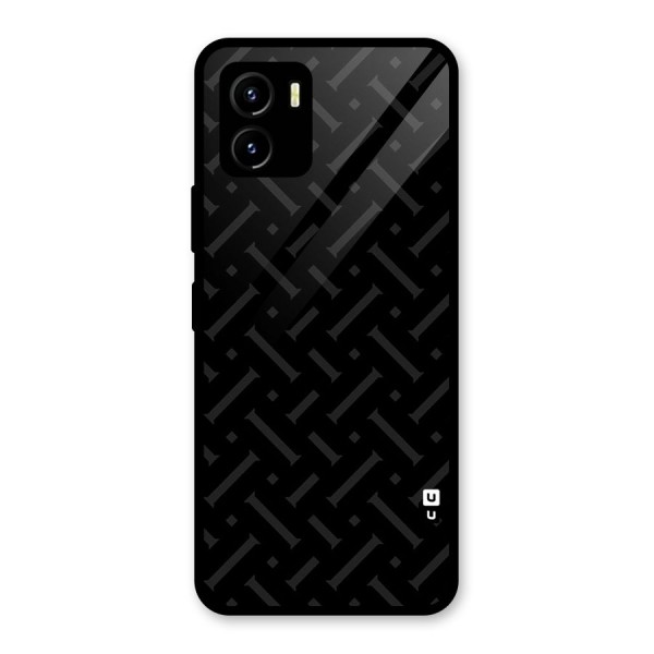 Classic Pipes Pattern Glass Back Case for Vivo Y15s