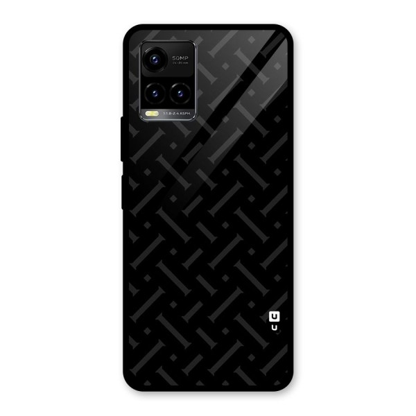 Classic Pipes Pattern Glass Back Case for Vivo Y21G