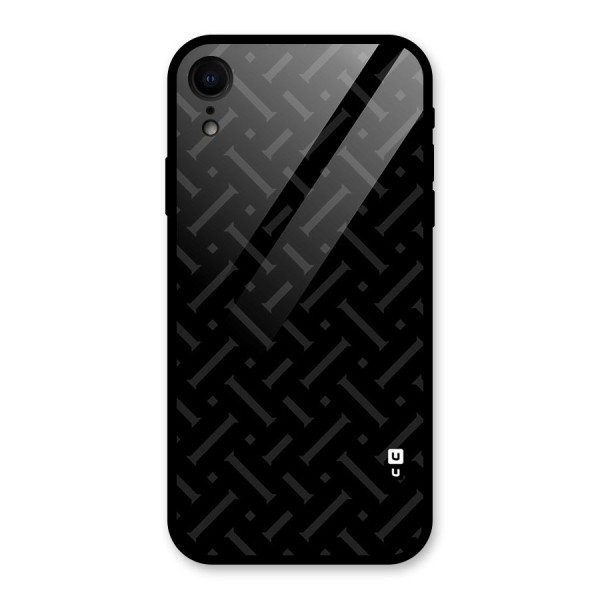 Classic Pipes Pattern Glass Back Case for XR