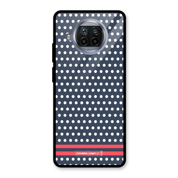 Classic Polka Dots Glass Back Case for Mi 10i