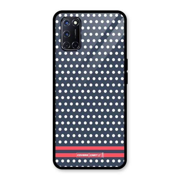 Classic Polka Dots Glass Back Case for Oppo A52