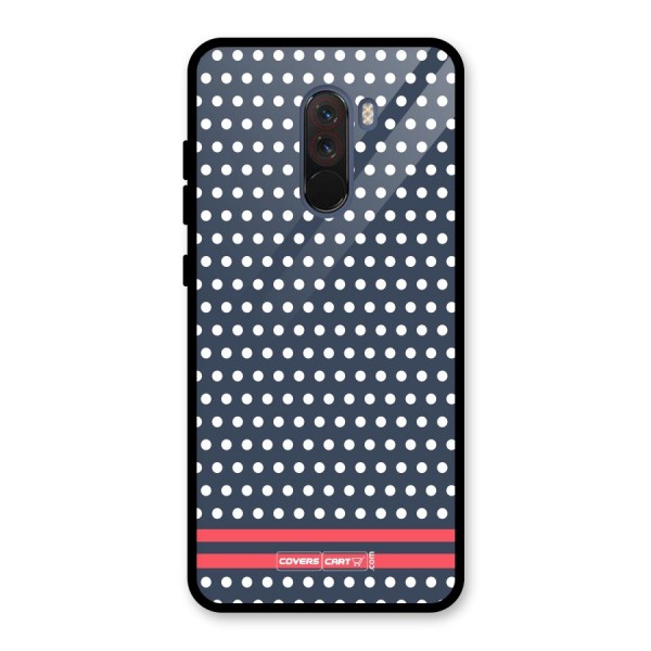 Classic Polka Dots Glass Back Case for Poco F1