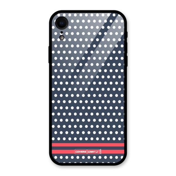 Classic Polka Dots Glass Back Case for XR