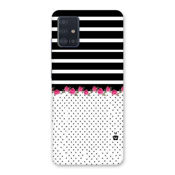 Classic Polka Stripes Back Case for Galaxy A51