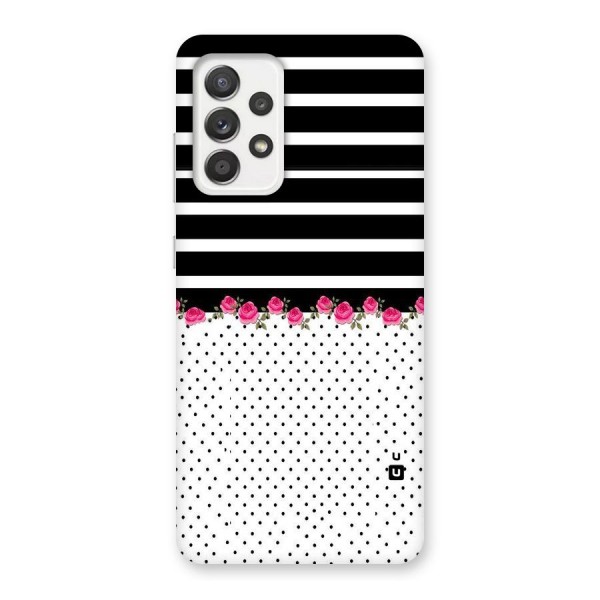 Classic Polka Stripes Back Case for Galaxy A52