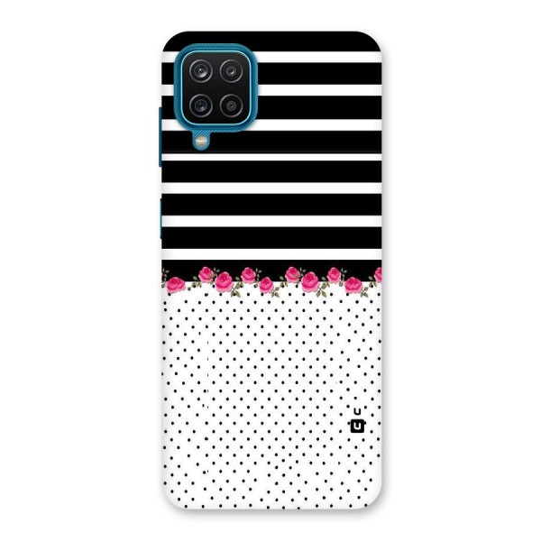 Classic Polka Stripes Back Case for Galaxy F12