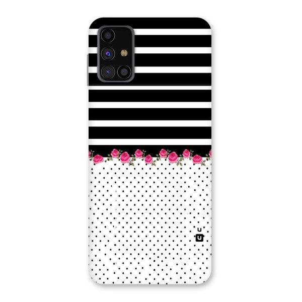 Classic Polka Stripes Back Case for Galaxy M31s