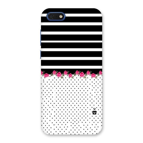 Classic Polka Stripes Back Case for Honor 7s