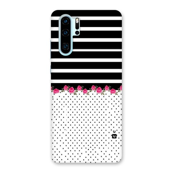 Classic Polka Stripes Back Case for Huawei P30 Pro