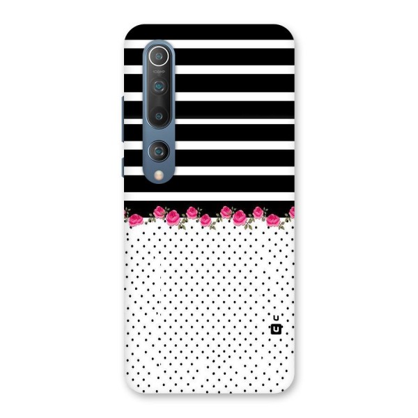 Classic Polka Stripes Back Case for Mi 10