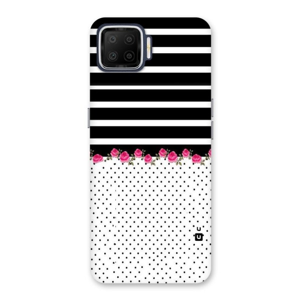 Classic Polka Stripes Back Case for Oppo F17