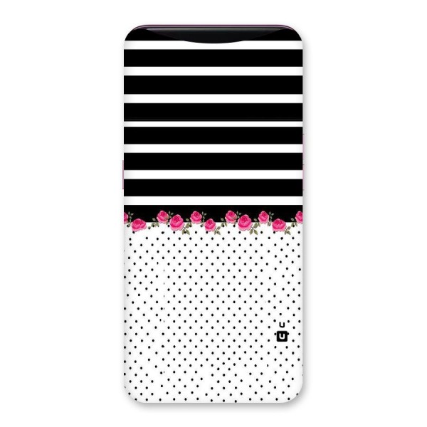 Classic Polka Stripes Back Case for Oppo Find X