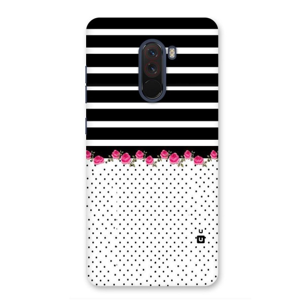 Classic Polka Stripes Back Case for Poco F1