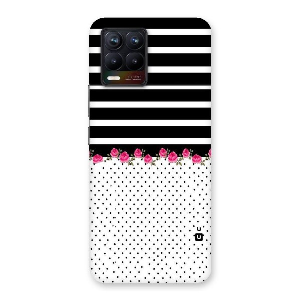 Classic Polka Stripes Back Case for Realme 8