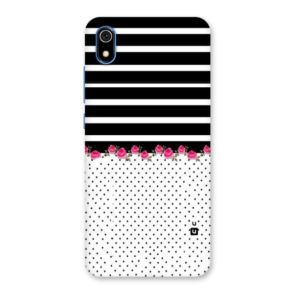 Classic Polka Stripes Back Case for Redmi 7A