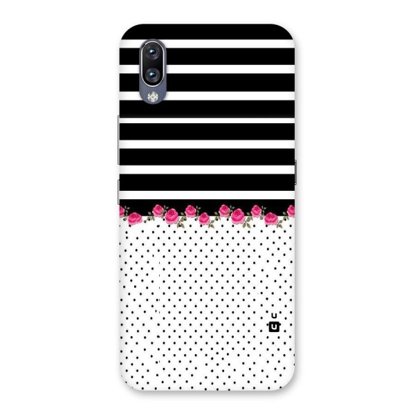 Classic Polka Stripes Back Case for Vivo NEX