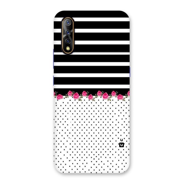 Classic Polka Stripes Back Case for Vivo S1