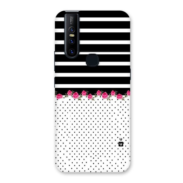 Classic Polka Stripes Back Case for Vivo V15