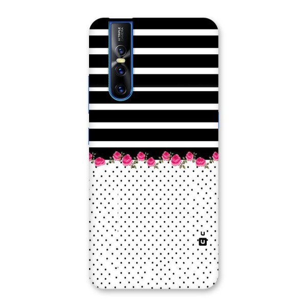 Classic Polka Stripes Back Case for Vivo V15 Pro