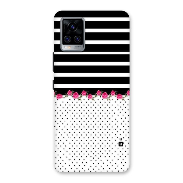 Classic Polka Stripes Back Case for Vivo V20 Pro