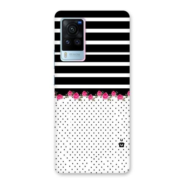 Classic Polka Stripes Back Case for Vivo X60 Pro