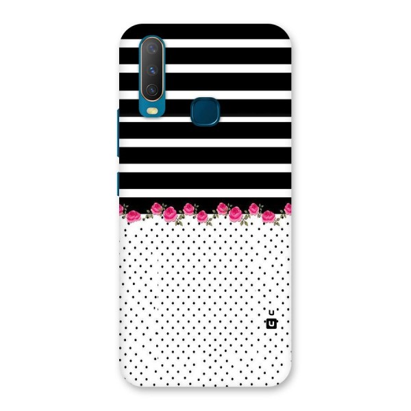 Classic Polka Stripes Back Case for Vivo Y12