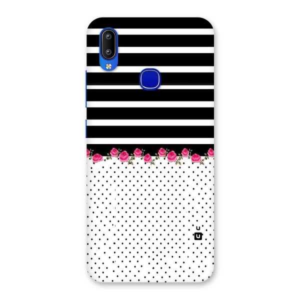 Classic Polka Stripes Back Case for Vivo Y91