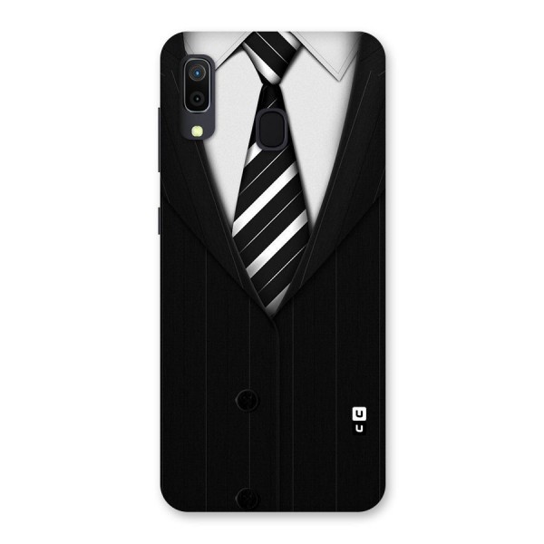 Classic Ready Suit Back Case for Galaxy A20