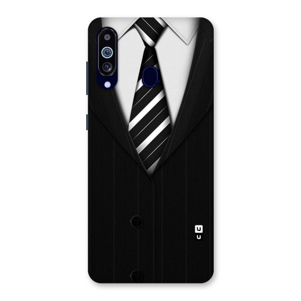 Classic Ready Suit Back Case for Galaxy A60