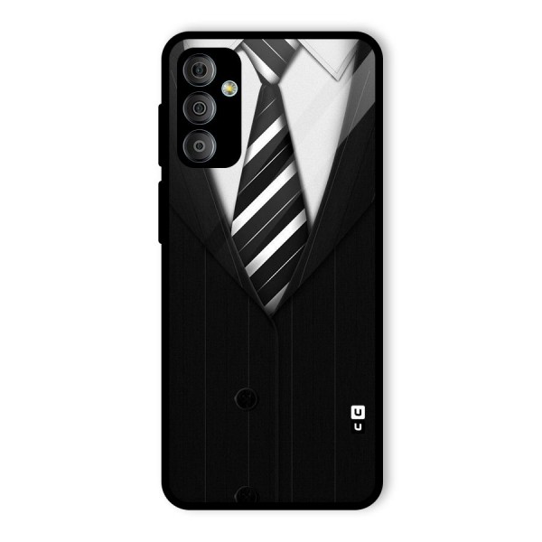 Classic Ready Suit Glass Back Case for Galaxy F23