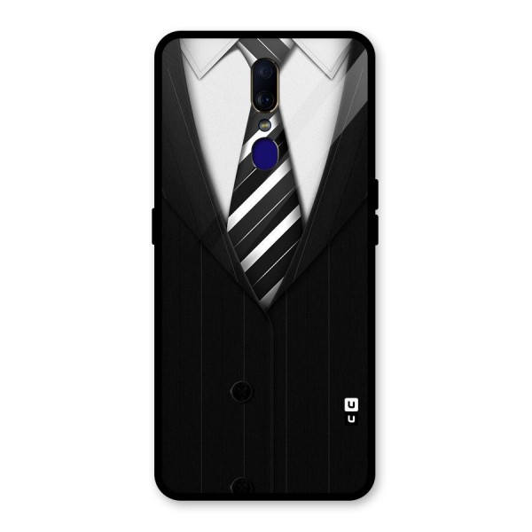 Classic Ready Suit Glass Back Case for Oppo F11