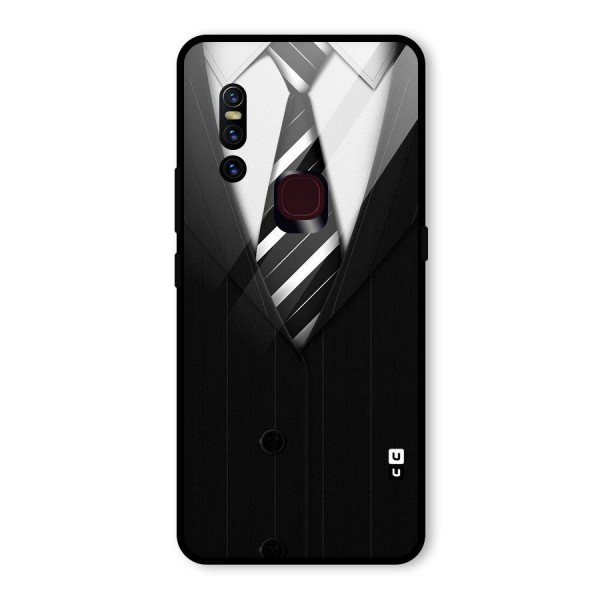 Classic Ready Suit Glass Back Case for Vivo V15