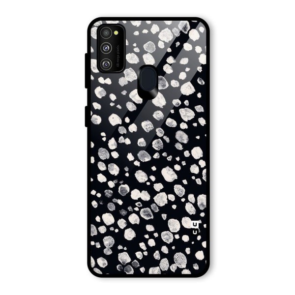 Classic Rocks Pattern Glass Back Case for Galaxy M21