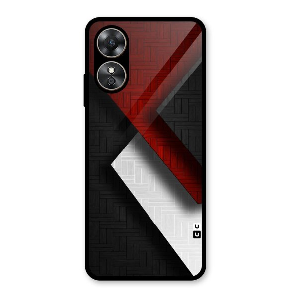 Classic Shades Design Glass Back Case for Oppo A17