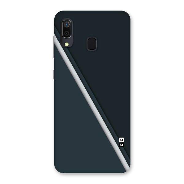 Classic Single Stripe Back Case for Galaxy A20