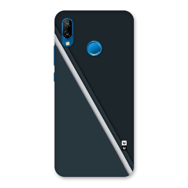 Classic Single Stripe Back Case for Huawei P20 Lite