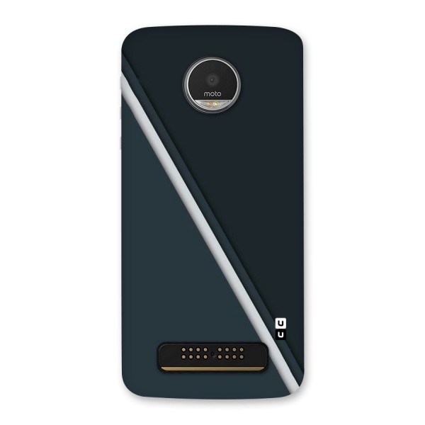 Classic Single Stripe Back Case for Moto Z Play