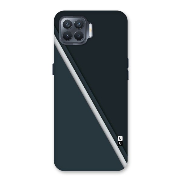 Classic Single Stripe Back Case for Oppo F17 Pro