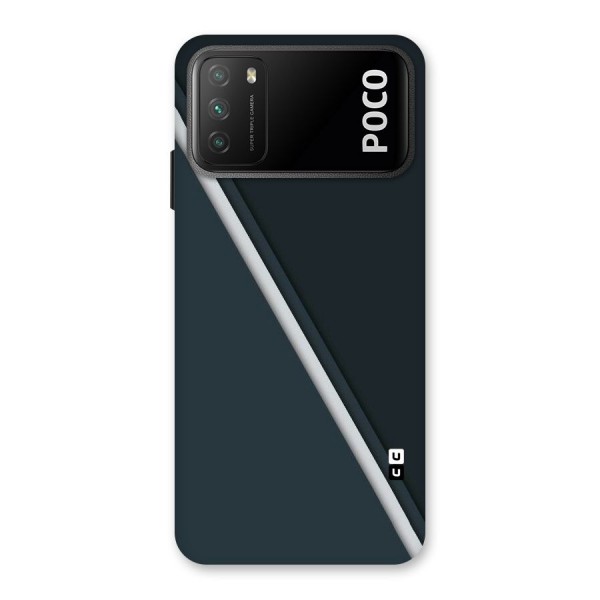 Classic Single Stripe Back Case for Poco M3