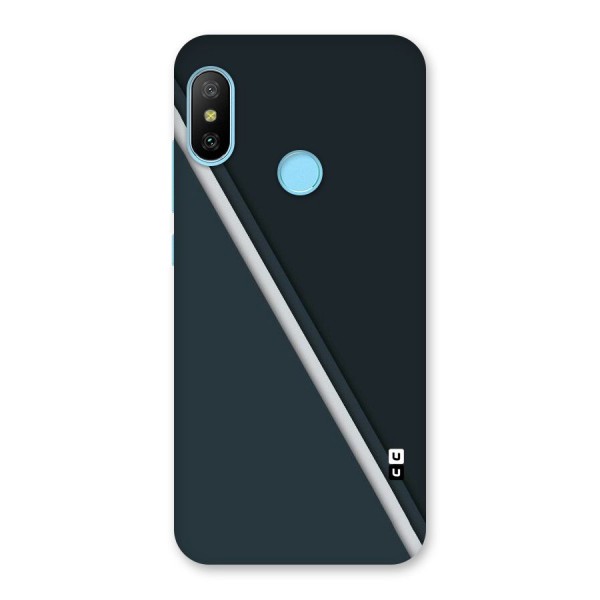 Classic Single Stripe Back Case for Redmi 6 Pro